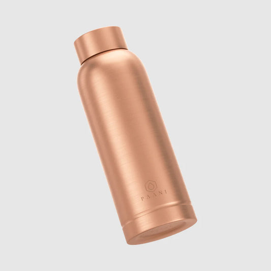 FOLKVEDA 100% PURE COPPER REUSABLE BOTTLE