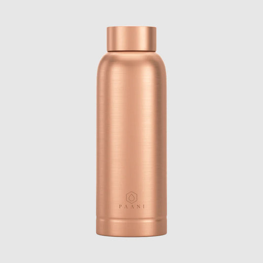 FOLKVEDA 100% PURE COPPER REUSABLE BOTTLE